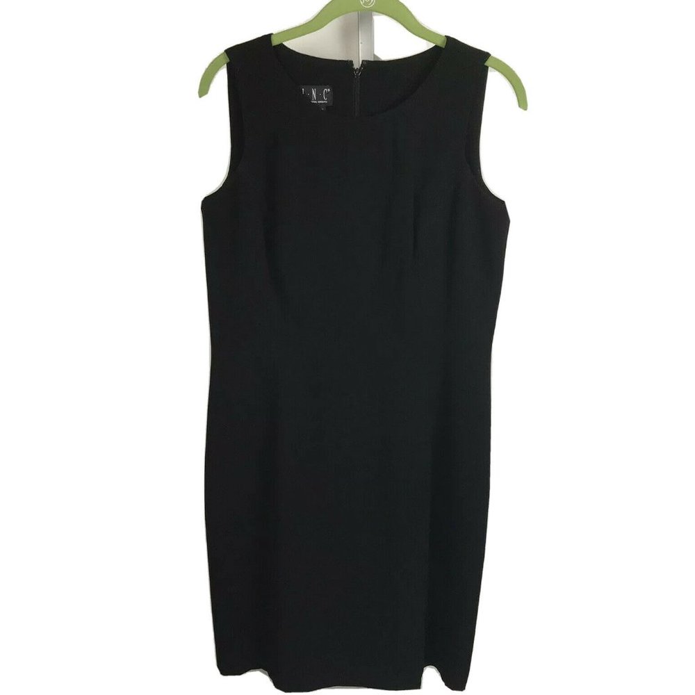 INC International Concepts 8046 Womans Black Sleeveless Cocktail  Dress Size 8.